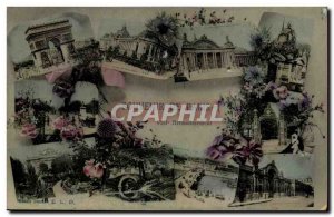 Paris Old Postcard Souvenir de Paris
