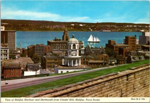 Canada Halfax View Of Harbour &  Dartmouth From Citadel Hill