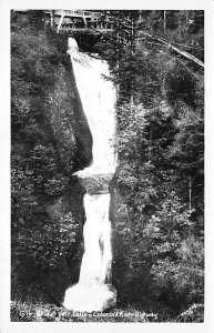 Bridal Veil Falls real photo - Columbia River Highway, Oregon OR  