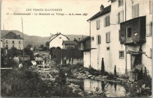 France Cornimont La Moselotte au Village Vintage Advertising Postcard 04.08