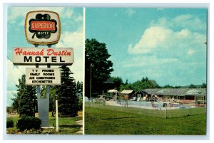 c1970s Hannah Dustin Motel, Nashua New Hampshire NH Unposted Postcard 