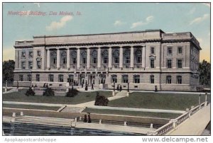 Iowa Des Moines Municipal Building 1912