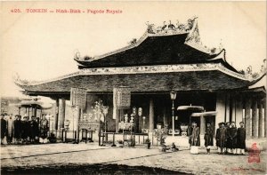 CPA AK INDOCHINA Tonkin Pagode Royale VIETNAM (956535)