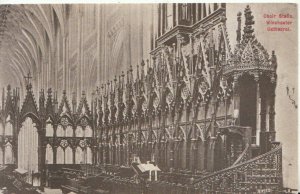 Hampshire Postcard - Choir Stalls - Winchester Cathedral - Ref TZ3193