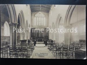 c1915 Dorset: Shaftesbury, St. Peter's Church, Interior