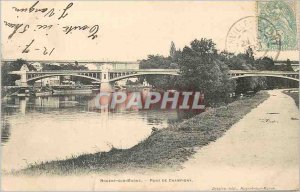 Old Postcard Nogent sur Marne Champigny Bridge