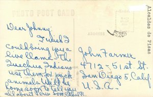 RPPC Postcard; Alcaldes (Mayors) de Pisac Peru, in Native Dress & Unusual Hats