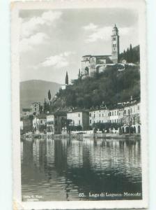 old rppc NICE VIEW Morcote In Ticino - Near Lugano Switzerland i2661