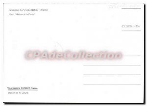 Modern Postcard Souvenir From Valdahon