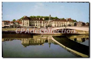 Old Postcard Chateau Thierry Aisne panoramic Marne and the Aspiring Bridge Ro...