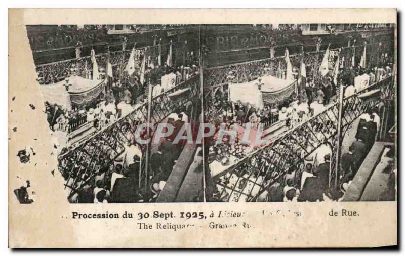 Old Postcard Procession De Lisieux September 1925