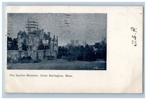 1905 The Searles Mansion Great Barrington Massachusetts MA Posted Postcard