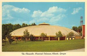 Atlanta Georgia 1950-60s Postcard Georgia Institute of Technology Coliseum Dome