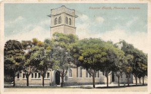 H5/ Phoenix Arizona Postcard c1910 Baptist Church Building