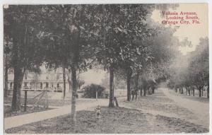 1914 ORANGE CITY Florida Fla Postcard VOLUSIA AVENUE Homes South