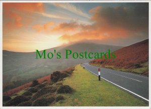 Wales Postcard - The Horseshoe Pass & Moel y Gamelin, Denbighshire RR14843