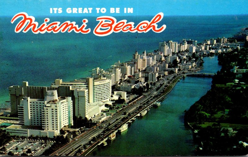 Postcard - It's Great to be in Miami! - Miami, Florida