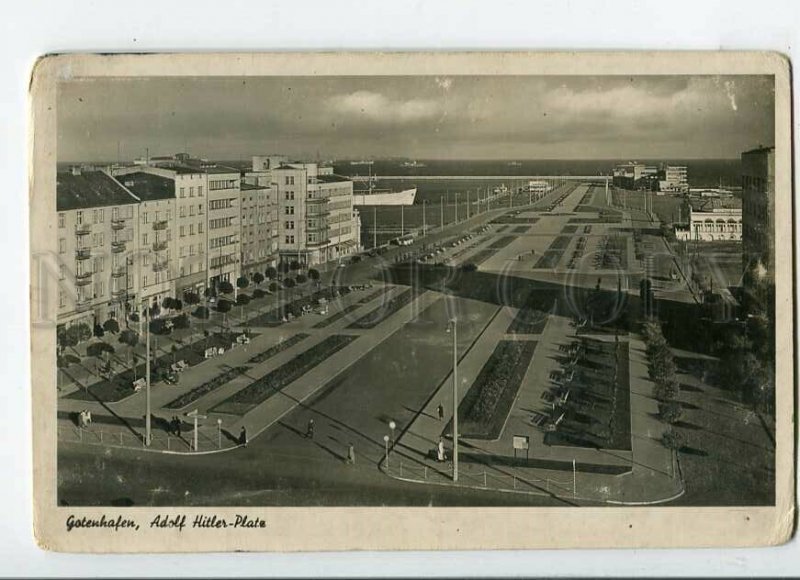 3151805 Poland Gdynia GOTENHAFEN Adolf Platz Vintage PC