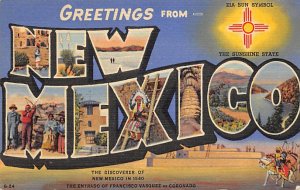 Greetings From Greetings From, New Mexico NM