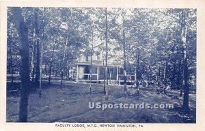 Faculty Lodge, The Methodist Training Camp - Newton Hamilton, Pennsylvania