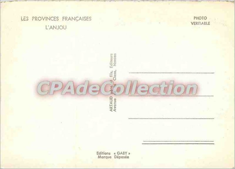 Modern Postcard The French Provinces Anjou