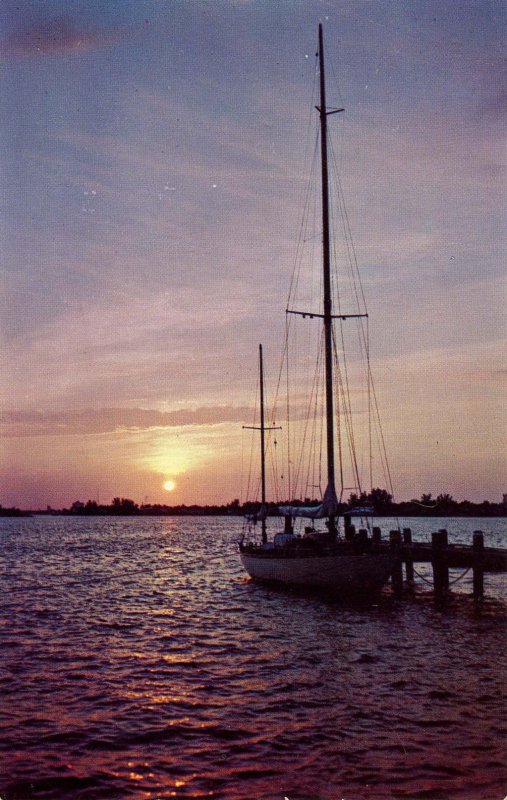 Sailboat at Sunset