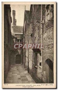 Great Britain Great Britain Hampton Court Palace Old Postcard Fish short