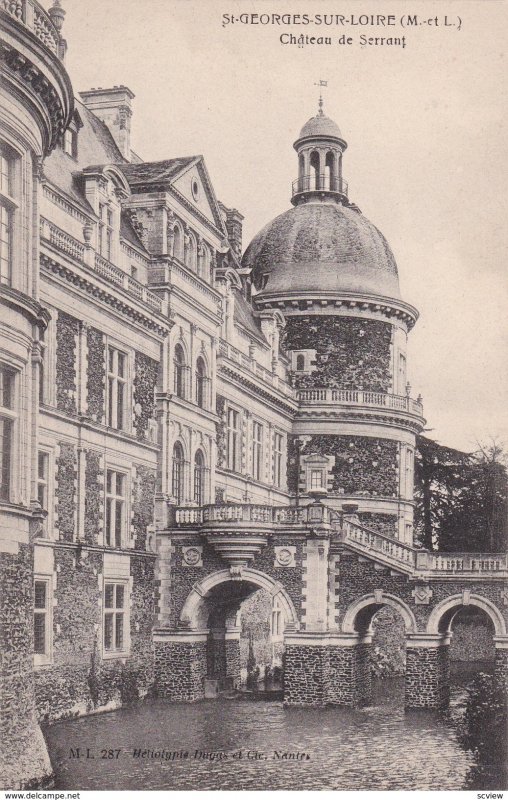ST. GEORGES-SUR-LOIRE, Maine et Loire, France, 1900-10s; Chateau de Serrant