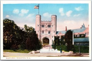 Blair Arch Princeton New Jersey NJ Front View Of The Building & Grounds Postcard