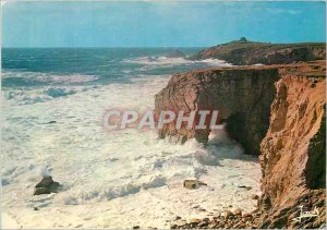 'Postcard Modern Colors of Brittany''s Cote Sauvage L''Arche a Poort White Da...