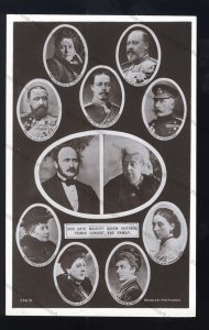 ROY002 - Queen Victoria - Her Late Majesty and Family - postcard