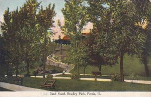 Illinois Peoria Band Stand Bradley Park