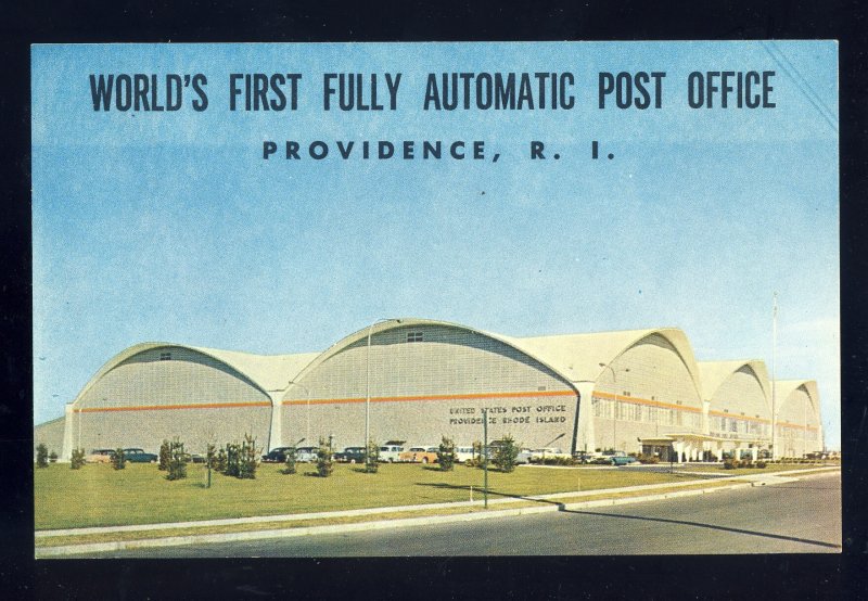 Providence, Rhode Island/RI Postcard, First Automated Post Office #2