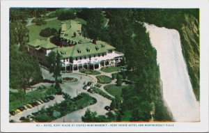 Canada Kent House Hotel And Montmorency Falls Quebec Vintage Postcard C207