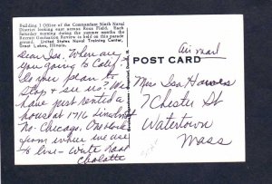 IL US Naval Navy Training Center Station Great Lake Illinois Postcard Ross Field