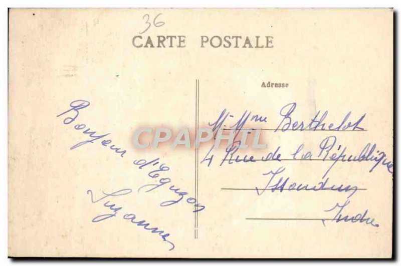 Old Postcard Eguzon Dam and Lake