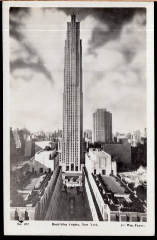 New York NEW YORK CITY Rockefeller Center RPPC by Frange