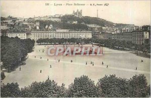 Postcard Old Lyon Place Bellecour