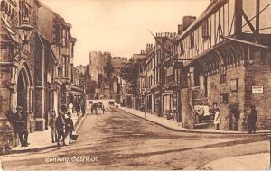 uk31277 conway castle wales real photo uk