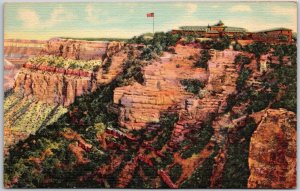 Arizona, El Tovar Hotel on The Rim, Grand Canyon National Park, Vintage Postcard