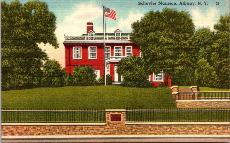 New York Albany The Schuyler Mansion