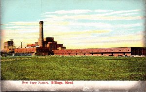 Postcard Beet Sugar Factory in Billings, Montana