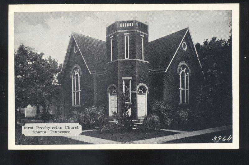 SPARTA TENNESSEE FIRST PRESBYTERIAN CHURCH ANTIQUE VINTAGE POSTCARD