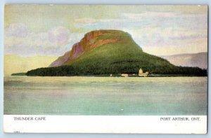 1910 Port Arthur Ontario Canada Vintage Postcard Thunder Cape Exterior Unposted
