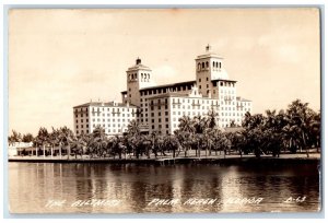 c1940's View Of The Bilmore Palm Beach Florida FL RPPC Photo Vintage Postcard