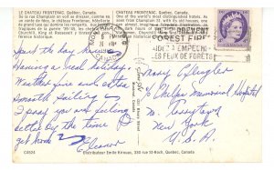 Canada - QC, Quebec City. Chateau Frontenac ca 1960