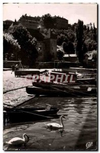 Thonon - Les Barques au Port - Old Postcard