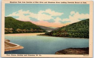 Postcard - Bluestone Dam - West Virginia