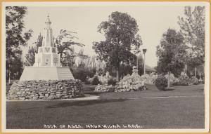 RPPC - Nagawicka Lake, WIS., Rock of Ages - 