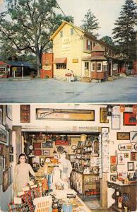 Lahaska Pennsylvania The Yard Brakemans Lantern Shop Vintage Postcard K20890